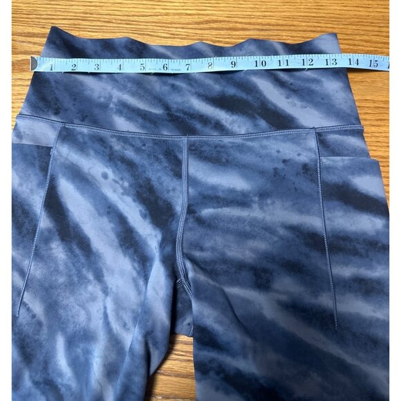 Athleta Women's 25” Salutation Stash Pocket ll 7/8 Tight 599748 Blue Size M - Picture 10 of 11